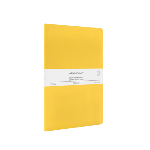 Yellow B5 Notebook Ruled myPAPERCLIP