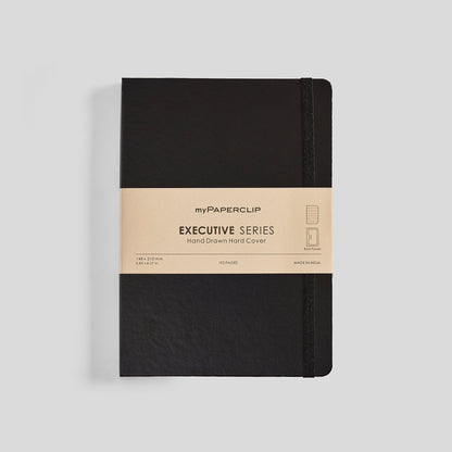 Executive Series Notebook (Hard Cover) - A5 (With Back Pocket)