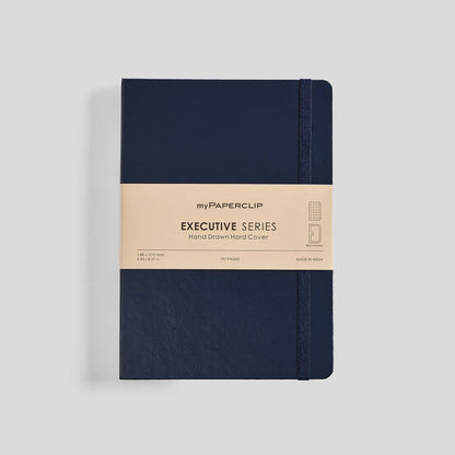 Executive Series Notebook (Hard Cover) - A5 (With Back Pocket)