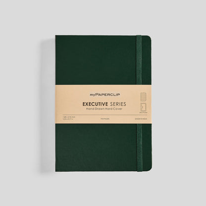 Executive Series Notebook (Hard Cover) - A5 (With Back Pocket)