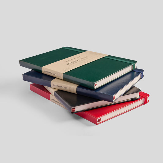 Executive Series Notebook (Hard Cover) - A5 (With Back Pocket)