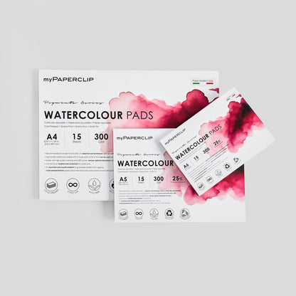 myPAPERCLIP Pigmenta Series Watercolour Pads 300 GSM