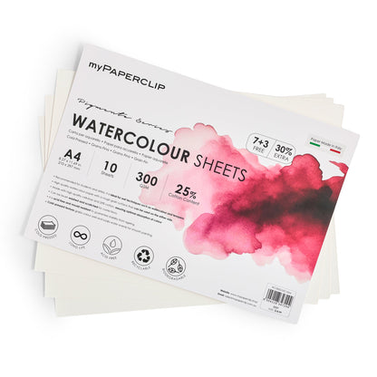 myPAPERCLIP Pigmenta Series Watercolour Sheets 300 GSM