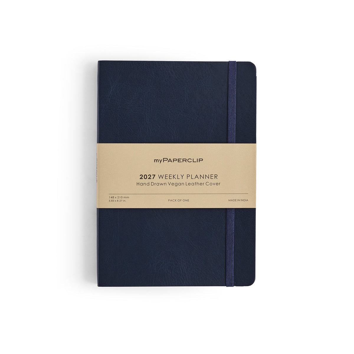myPAPERCLIP 2027 Weekly Planner Vegan Leather