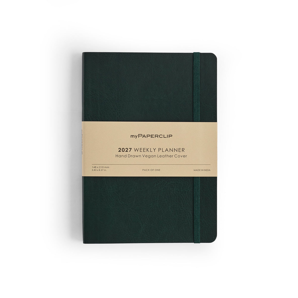 myPAPERCLIP 2027 Weekly Planner Vegan Leather