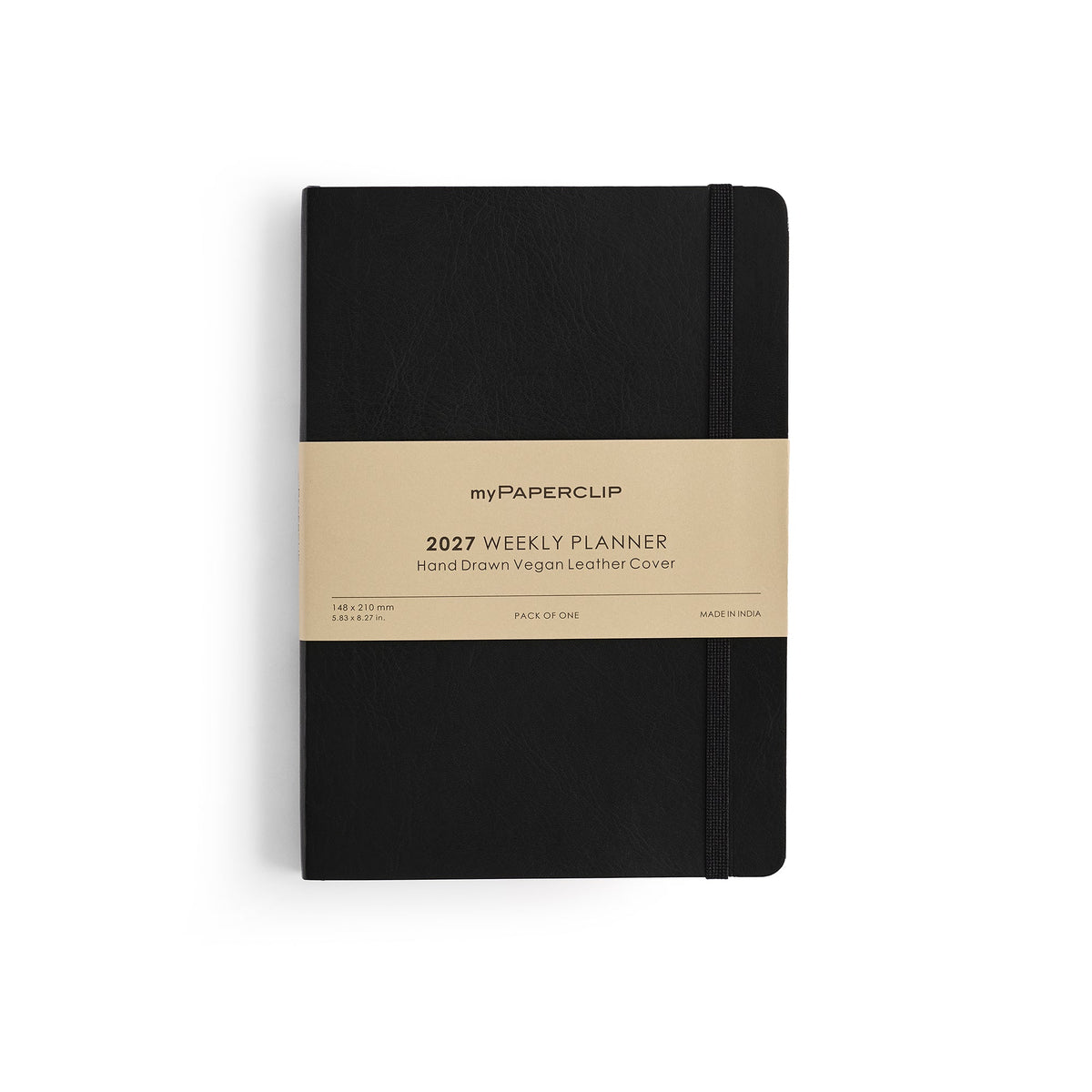 myPAPERCLIP 2027 Weekly Planner Vegan Leather