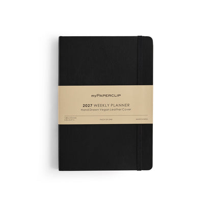 myPAPERCLIP 2027 Weekly Planner Vegan Leather