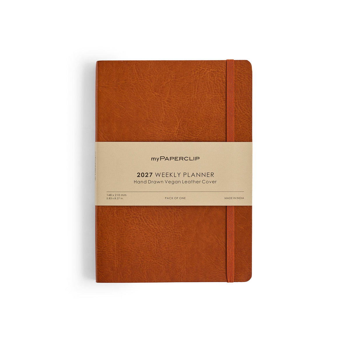myPAPERCLIP 2027 Weekly Planner Vegan Leather