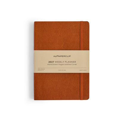 myPAPERCLIP 2027 Weekly Planner Vegan Leather