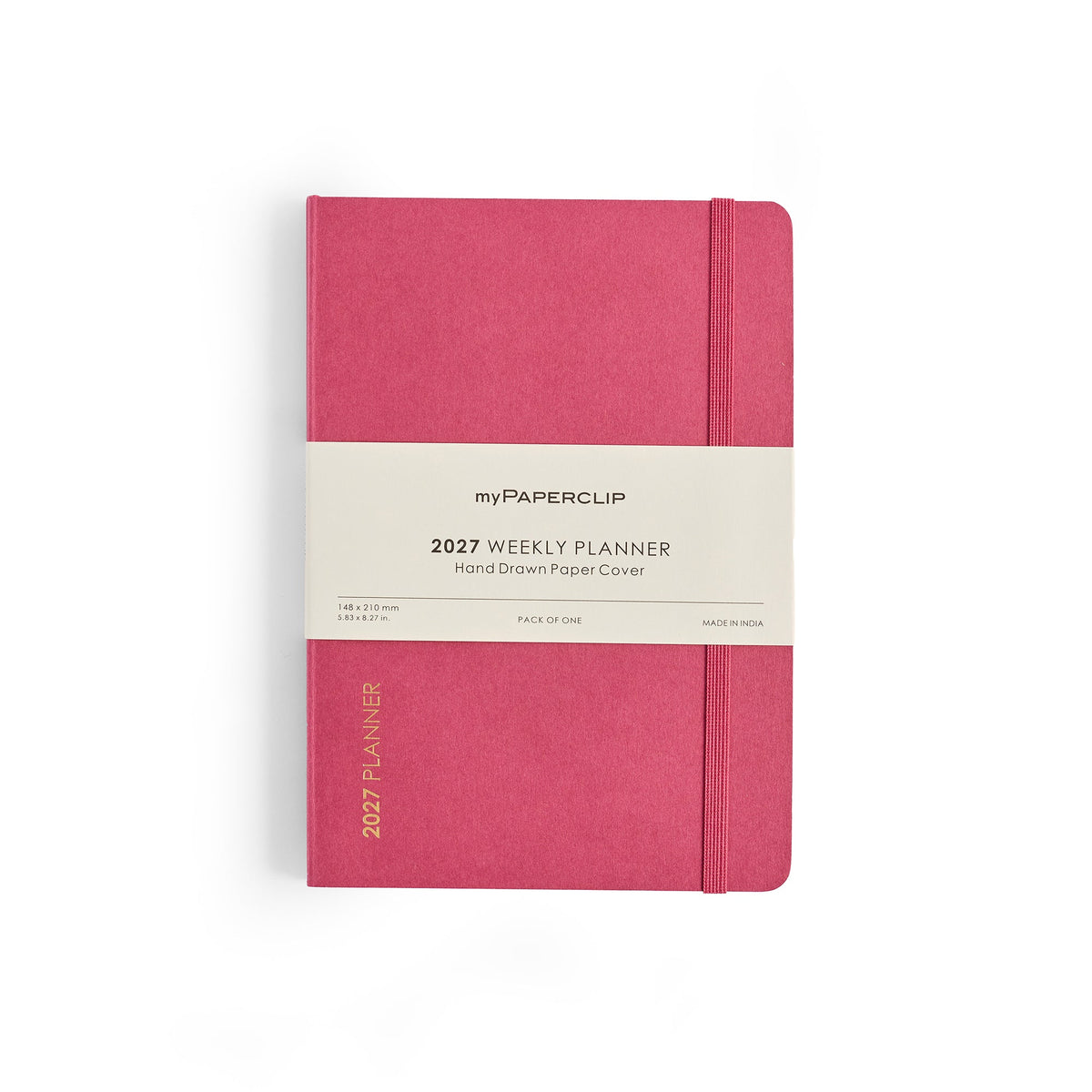 myPAPERCLIP 2027 Weekly Planner Buckram Cover