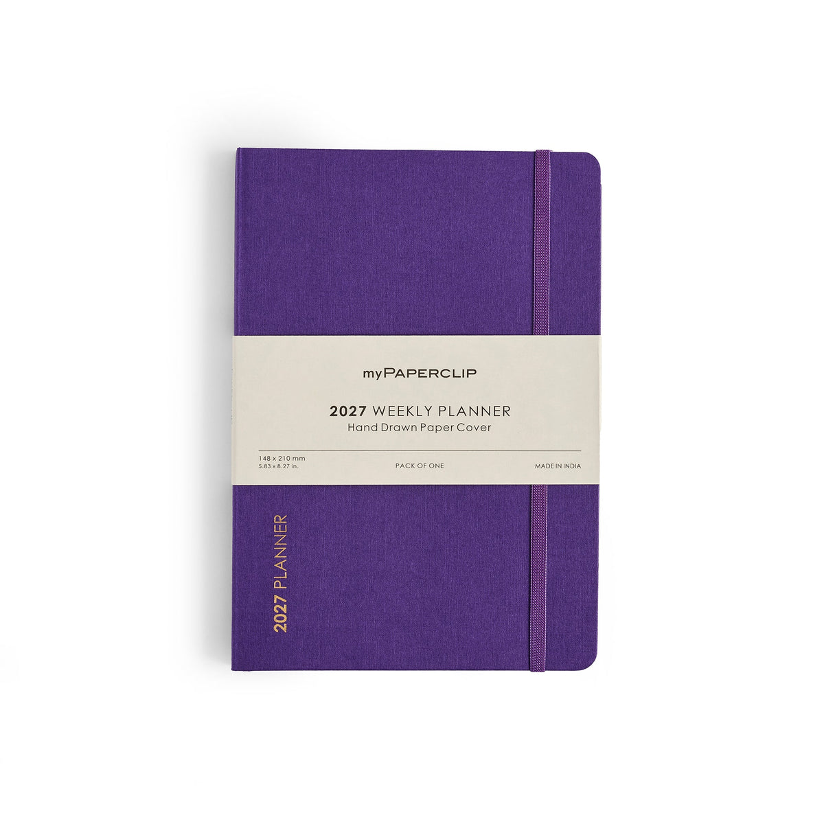 myPAPERCLIP 2027 Weekly Planner Buckram Cover