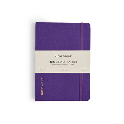 myPAPERCLIP 2027 Weekly Planner Buckram Cover