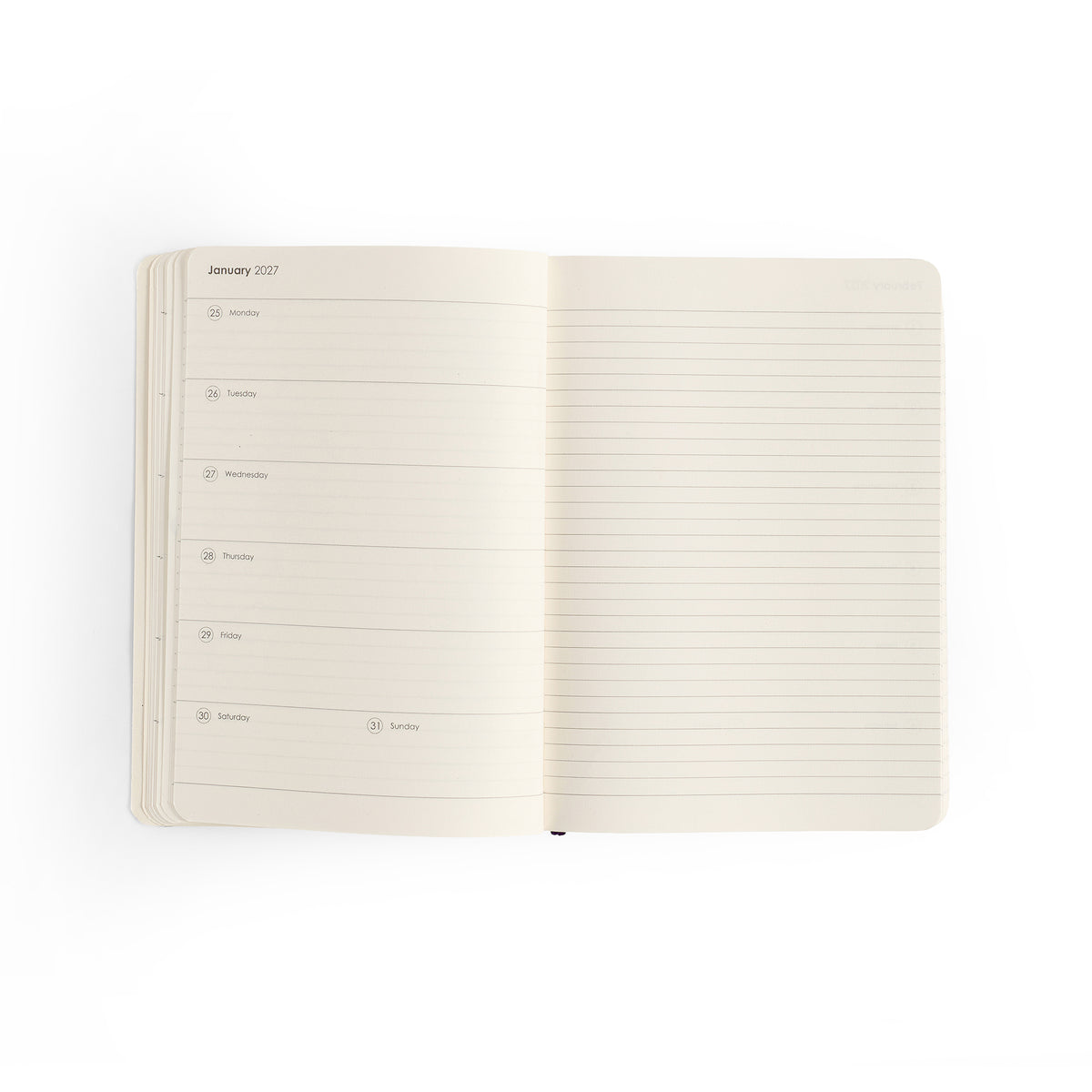 myPAPERCLIP 2027 Weekly Planner Vegan Leather
