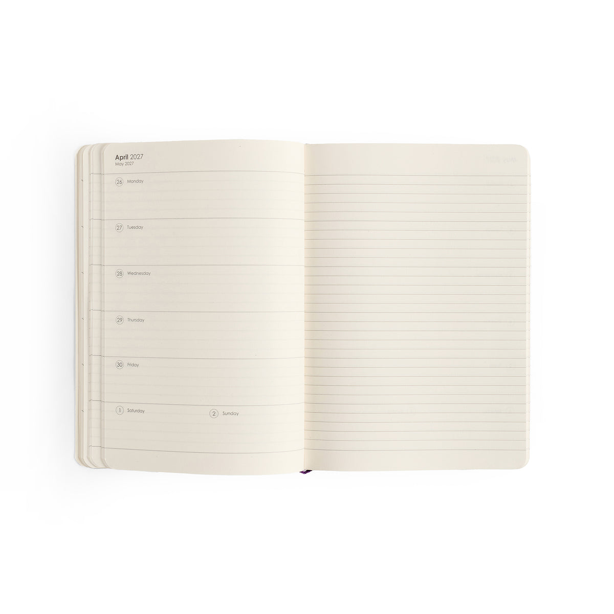 myPAPERCLIP 2027 Weekly Planner Vegan Leather