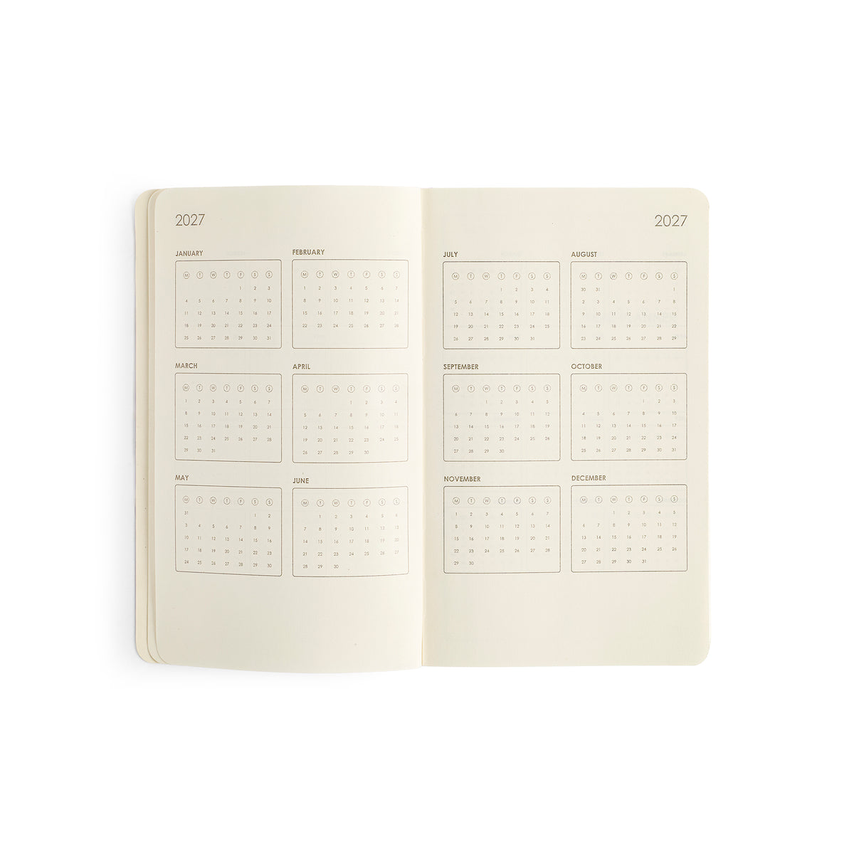 myPAPERCLIP 2027 Daily Planner Buckram Cover