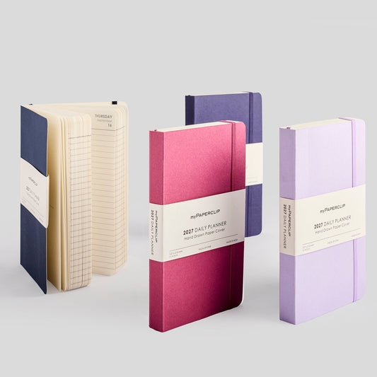 myPAPERCLIP 2027 Daily Planner Buckram Cover